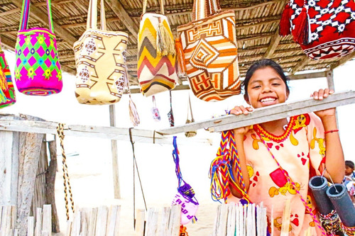 Mochila Wayuu Original Exclusivas Plateada O Dorada + Regalo