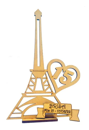 comprar 25 Torres Eiffel Corazón 15 Años Centro Mesa Fibrofacil 20cm comprar 25 Torres Eiffel Corazón 15 Años Centro Mesa Fibrofacil 20cm