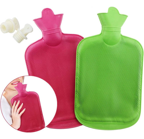 Bolsa De Agua Caliente, 2litros, Ideal Para Frio O Cólicos