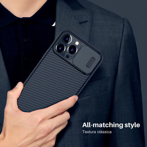 Capa Camshield Pro Magnetic Case Nillkin Para iPhone 15 Plus