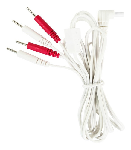 Cable Electrodos Parches Pads Cola De Ratón 4 Salidas Tens