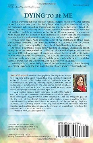 Book : Dying To Be Me: My Journey From Cancer, To Near De...