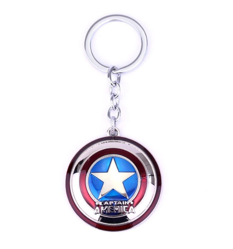 Llavero Capitan America Escudo Avengers Metal Envio Gratis