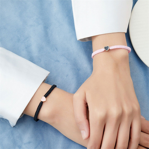 2pz Pareja Pulsera Amor Cientos Conjunto, Regalo De Amistad