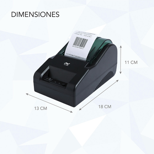 Impresora Termica Nictom It02 58mm Comandera Tickets Usb