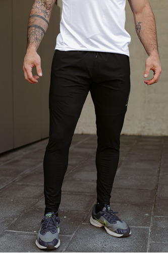Pantalon Deportivo Hombre Microfibra Slim Fit Urban Luxury
