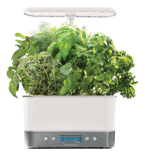 Aerogarden Harvest Elite - Jardín Interior Con Lámpara De Cu