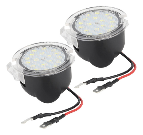 1 Par De Luces Led Blancas Brillantes Para Espejo Retrovisor