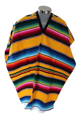 Jorongo Gabán Mexicano Sarape Talla 10-12 (4 Pack)