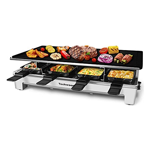 Raclette Table Grill, Parrilla Eléctrica De Mesa Techw...