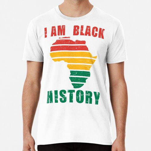 Remera Mes De La Historia Negra - Soy Historia Negra Algodon