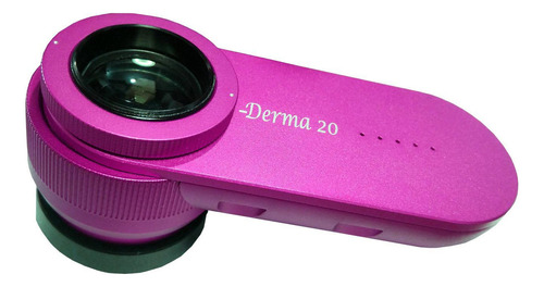 Dermatoscópio Led Derma 20 Uv - Fucsia / Roxo