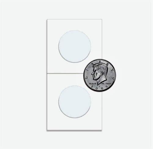 Cartón Para Monedas Bcw ( 30.6 Mm ) - Half Dollar X 10 Unid