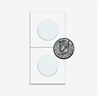 Cartón Para Monedas Bcw ( 30.6 Mm ) - Half Dollar X 10 Unid