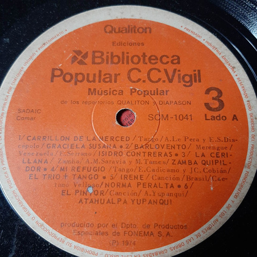 Sin Tapa Disco Musica Popular 3 F0