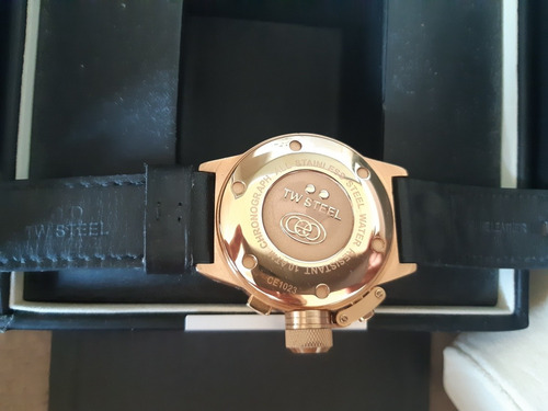 Relógio Tw Steel Ceo Chronograph Rose Gold Na Caixa Com Nf