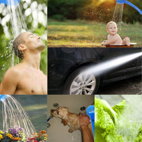 Ducha Portátil Para Acampar Al Aire Libre, Cabezal De Ducha