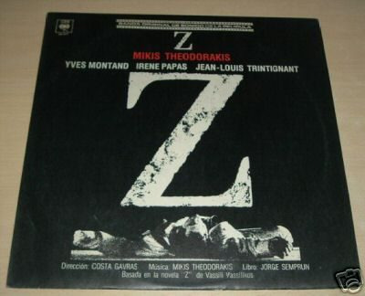 Mikis Theodorakis Z Soundtrack Vinilo Argentino