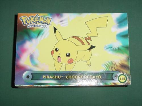 Pokemon Postcard Nintendo # 125 Pikachu Choque Rayo -escrita