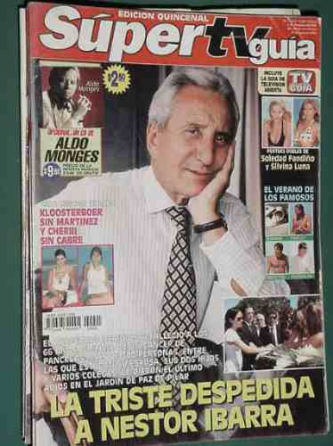 Revista Super Tv Guia 21 Poster Soledad Fandiño Silvina Luna