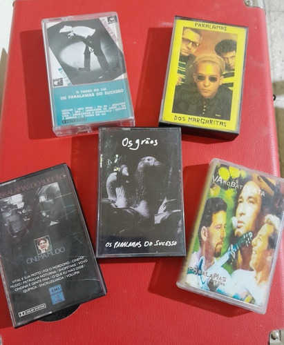 Paralamas. Lote De 5 Cassettes. Rock.brasil. Importado. Leer