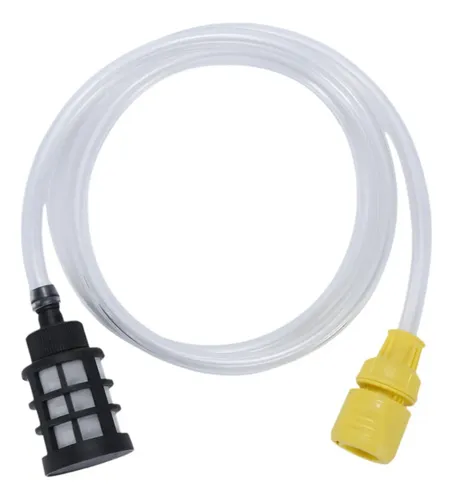 Manguera Autocebante 1.5 M Para Hidrolimpiadoras Karcher K2 K3 K4 K5 - Con Filtro Y Conectores, Para Aspiración De Agua