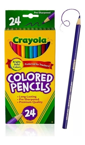 Colores Crayola Lapices 24 Und