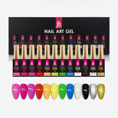 Nail Art Gel Kit 12 Colores