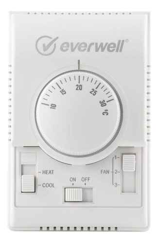 Termostato Ambiental Analogo Rt-107 Para A/a Marca Everwell