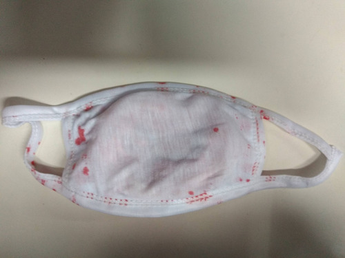 Imagen 3 de 4 de Barbijo Dentadura Medico Doctor Sangre Disfraz Halloween