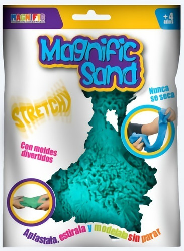 Arena Kinetica Magnific Sand Varios Colores Con Moldes