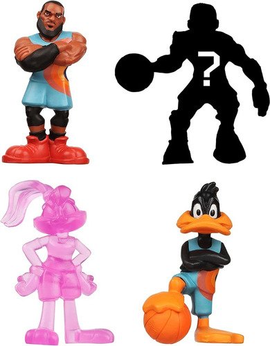 Space Jam 4- Pack Fig Lebron James Duck Pato Lola Bunny