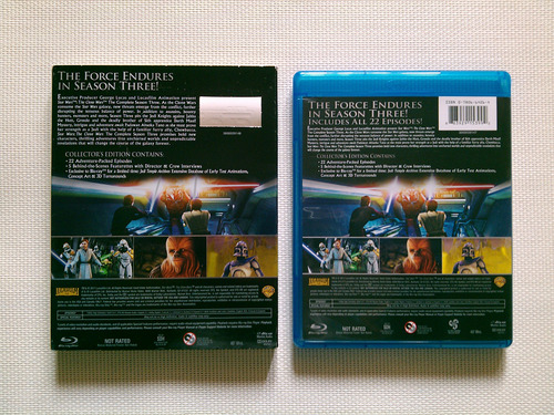 Star Wars - Clone Wars Temp 3/ Blu-ray + Slipcover + Booklet (Usado)