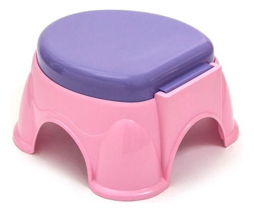 Pelela Niños Bebe Infantil 3 En 1 Reductor De Inodoro Love Color Rosa