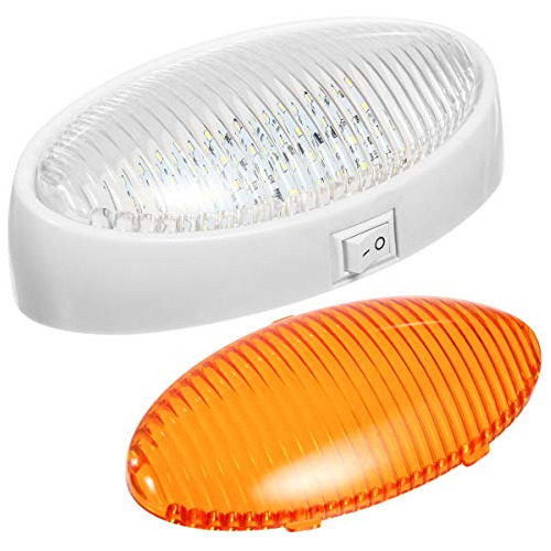 Luz Led Ovalada Exterior De Rv Interruptor De 12v, Luz ...