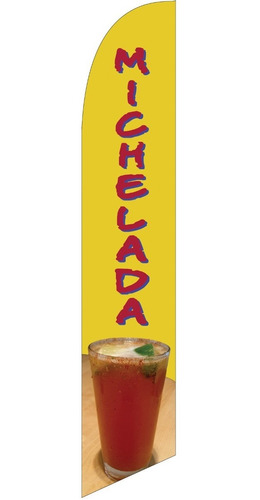 Bandera Publicitaria Michelada # 41 Solo Bandera