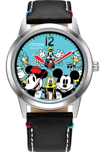 Reloj Citizen 61499 Aw1235-06w Eco Drive Unisex Mickey Mouse