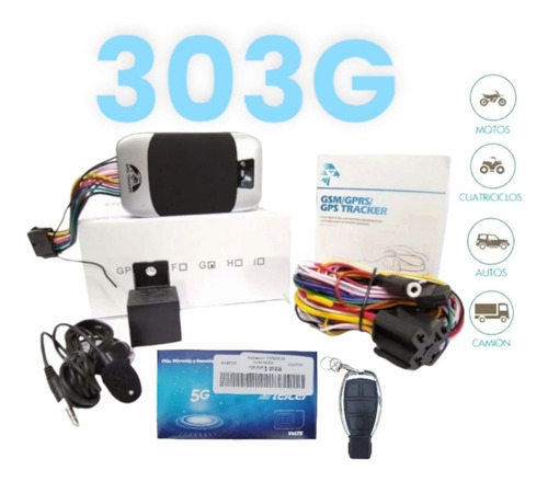 10 Pzs Alarma Gps Tracker P/auto 303g Chip Optimizado Saldo
