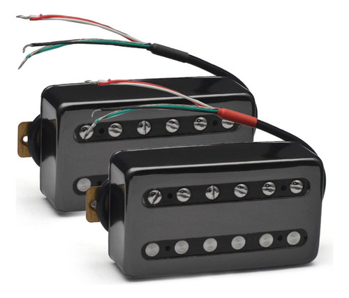 Pastilla De Puente De Doble Bobina 15k Para Guitarras Negro