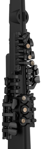 Saxofón soprano digital Yamaha Yds 120, color negro
