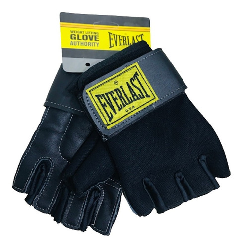 Guantes Cortos Everlast Gimnasio Ejercicio Pesas Gym Ciclism