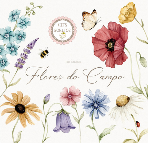 Kit Imagenes Png Cliparts Flores Rosas Colores Acuarela