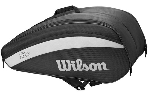 Bolso Raquetero Wilson Federer Team X 12 Tenis - Olivos