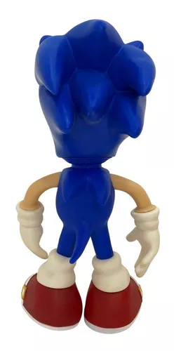 Boneco Sonic Grande Super Size Original Nintendo - 23cm no Shoptime