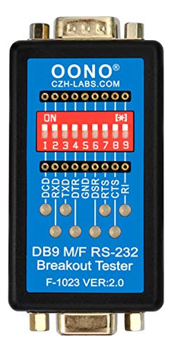 Probador Rs232 Con Monitor Led, Módulo De Ruptura Db9 Macho