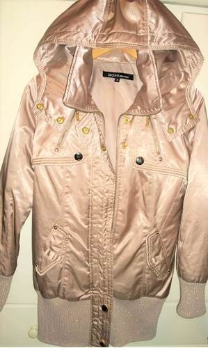 Campera C/capucha Abrigada Mujer Talle S 