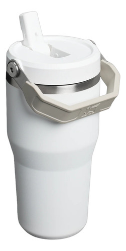 Vaso Stanley The Iceflowtm Flip Straw Tumbler | 20 Oz Blanco Polar