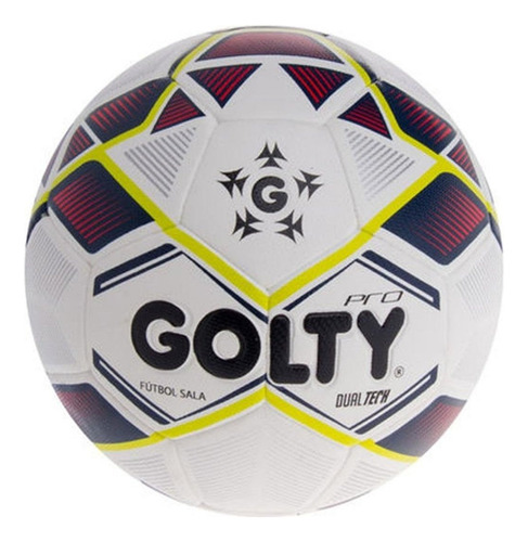 Balon Futbol Sala Golty Pro Dualtech Color Rojo