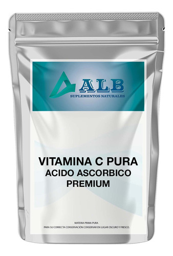 Acido Ascorbico Vitamina C Pura 500 Grs Usp Max Pureza Alb