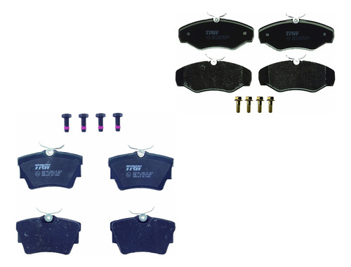 Kit Balatas Bajos Metales Tras Y Del Trw Trafic 2007-2014